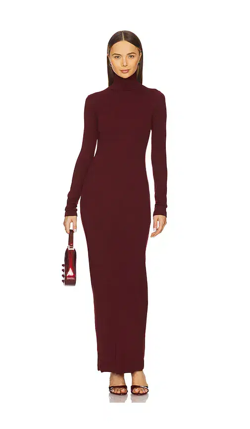 x REVOLVE Verona Turtleneck Maxi Dress