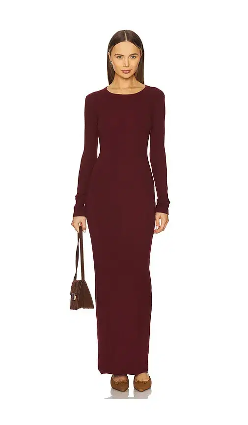 x REVOLVE Verona Crewneck Maxi Dress