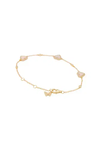 By Adina Eden Eden Pave Heart Bracelet | Thumbnail 2