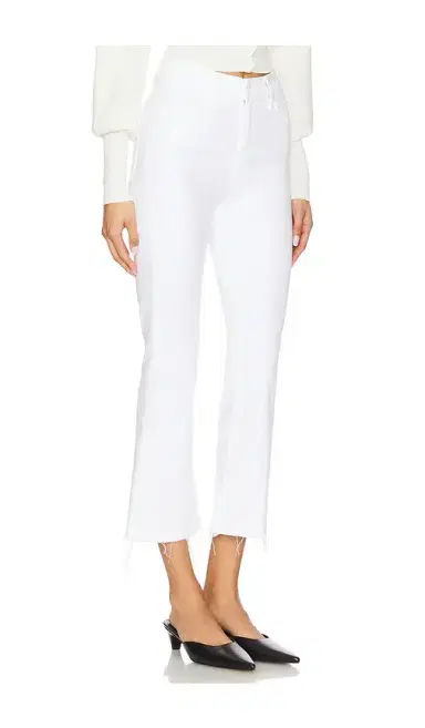 MOTHER Petite Lil'Hustler Ankle Fray Jeans | Thumbnail 2 MOTHER Petite Lil'Hustler Ankle Fray Jeans | Thumbnail 2