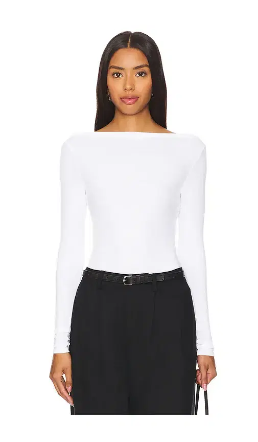 Silk Knit Boat Neck
