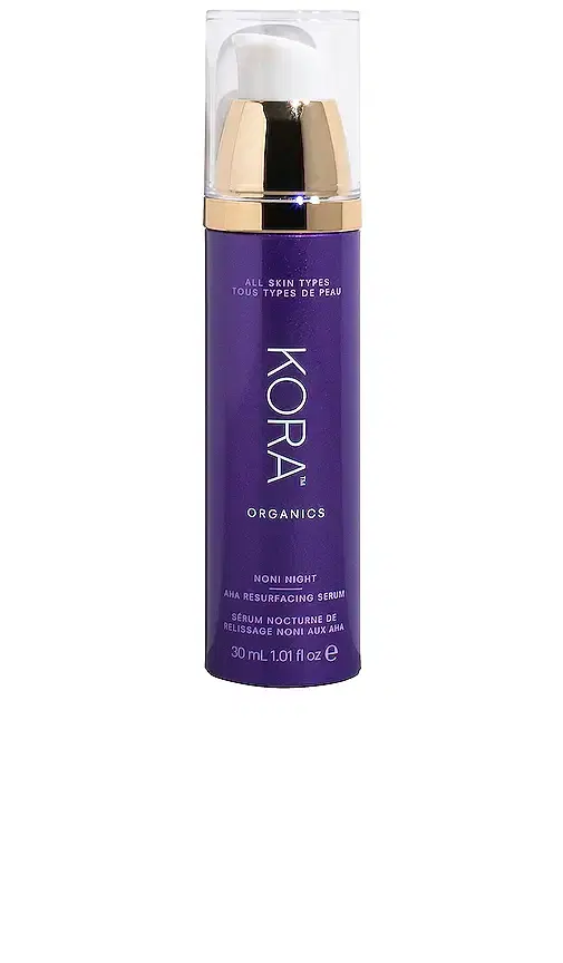 KORA Organics Noni Night AHA Resurfacing Serum