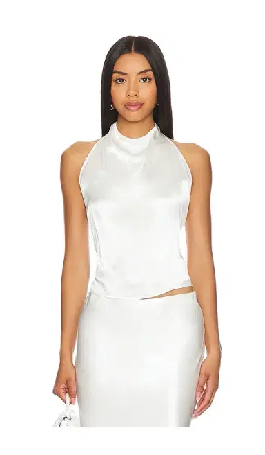 Enza Costa Satin Halter | Thumbnail 1 Enza Costa Satin Halter | Thumbnail 1
