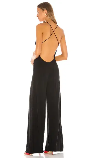 Norma Kamali Low Back Slip Jumpsuit | Thumbnail 1 Norma Kamali Low Back Slip Jumpsuit | Thumbnail 1