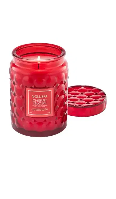 Voluspa Cherry Gloss Large Jar Candle | Thumbnail 2 Voluspa Cherry Gloss Large Jar Candle | Thumbnail 2