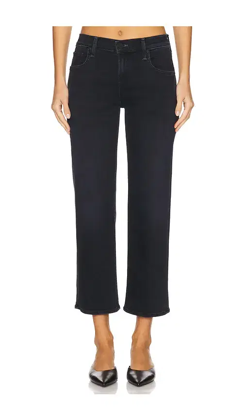 MOTHER Petite Lil' Mid Rise Zip Rambler Jeans