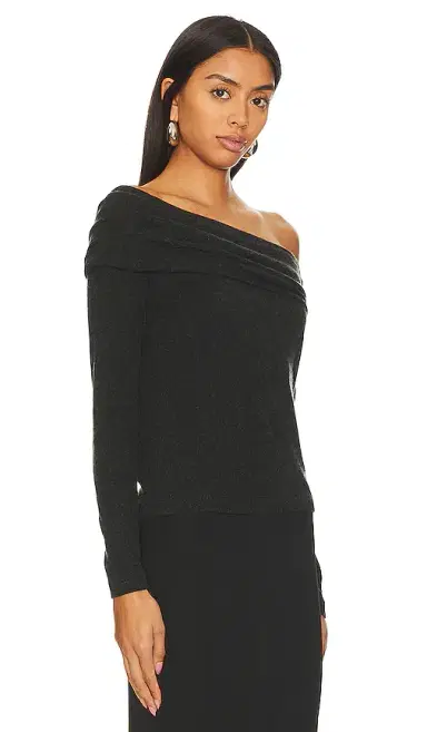 ENZA COSTA Cashmere One-shoulder Top | Thumbnail 2 ENZA COSTA Cashmere One-shoulder Top | Thumbnail 2