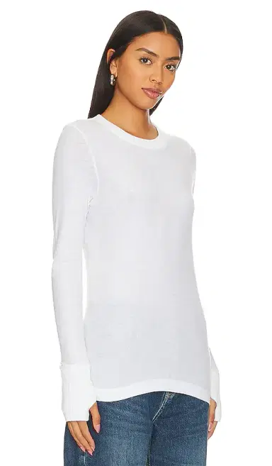 ENZA COSTA Cashmere Easy Cuffed Crew | Thumbnail 2 ENZA COSTA Cashmere Easy Cuffed Crew | Thumbnail 2