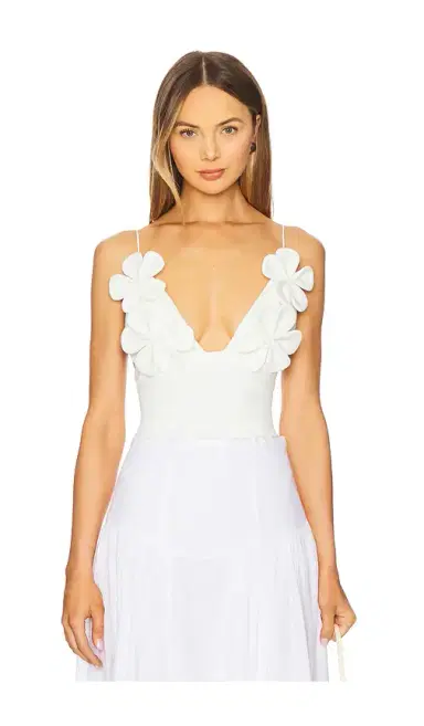 Bardot Ingrid Fitted Flower Top | Thumbnail 1 Bardot Ingrid Fitted Flower Top | Thumbnail 1
