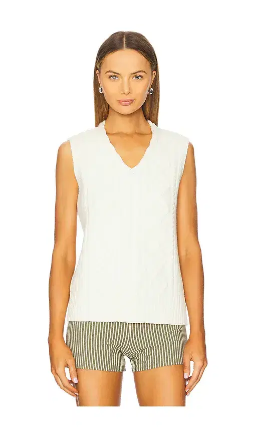 Varley Kay Cable Knit Vest