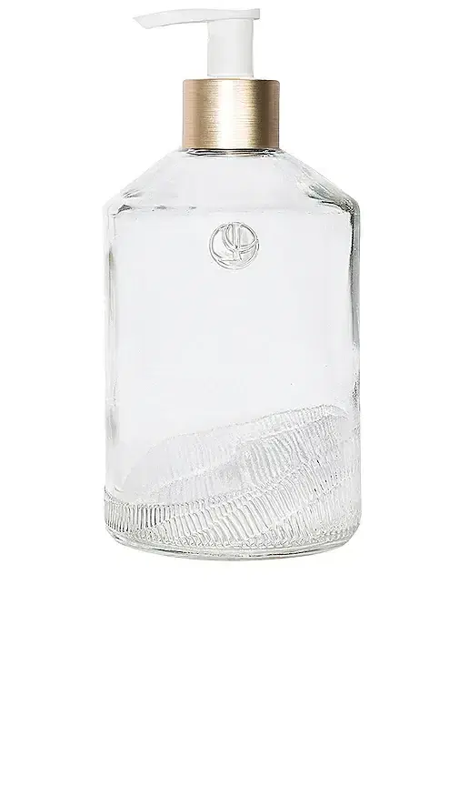 Glass Bottle With White Pump
