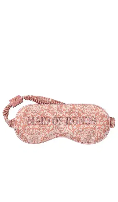 Slip Maid Of Honor Pure Silk Sleep Mask Bridal Collection | Thumbnail 1