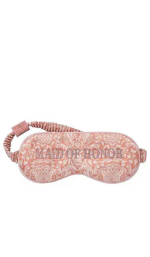 slip Maid Of Honor Pure Silk Sleep Mask Bridal Collection