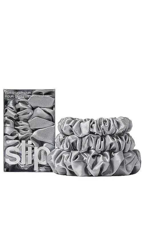 slip Midi & Large Scrunchie Set Of 3
