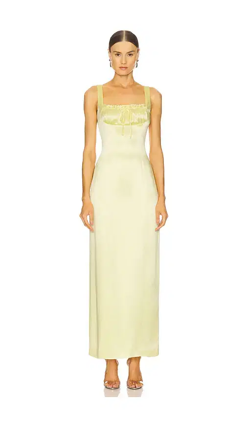 Line & Dot Limone Maxi Dress