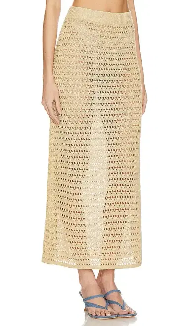 L'Academie Jalisa Open Stitch Maxi Skirt | Thumbnail 2 L'Academie Jalisa Open Stitch Maxi Skirt | Thumbnail 2
