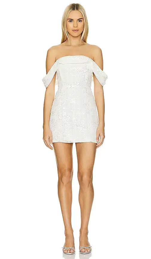 Line & Dot Gleam Mini Dress
