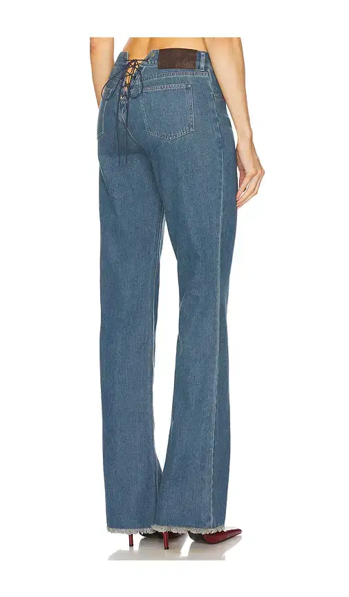 LOBA Samantha Lace Up Jeans