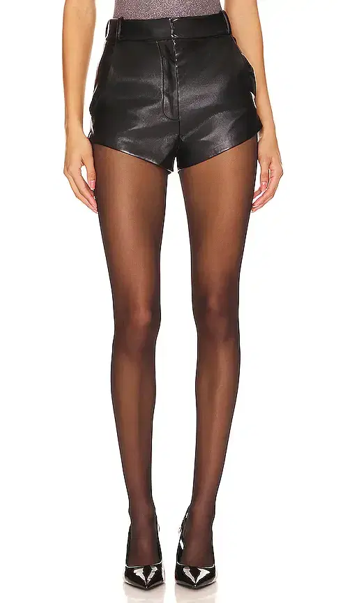 Amanda Uprichard X Revolve Kelso Faux Leather Shorts