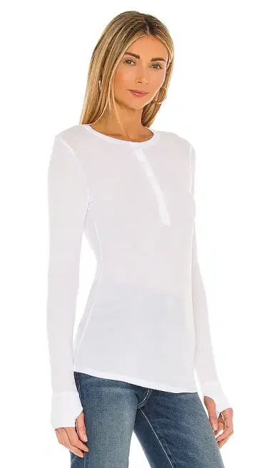 Michael Lauren Vance Long Sleeve Henley | Thumbnail 2