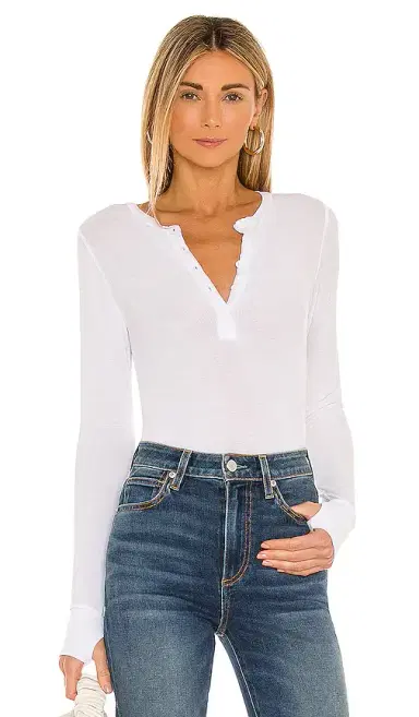 Michael Lauren Vance Long Sleeve Henley | Thumbnail 1