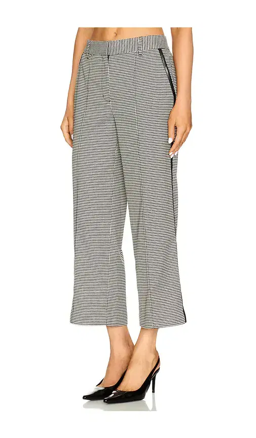 SIMKHAI Miki Cropped Button Hem Pant