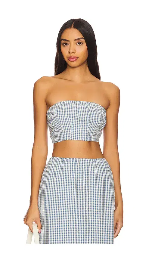 Mira Strapless Crop Top