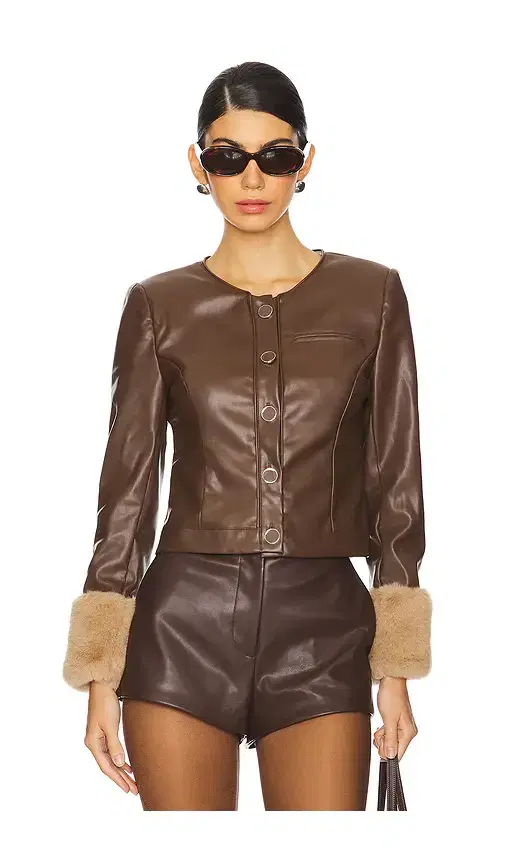 Nola Fur Cuff Lady Jacket