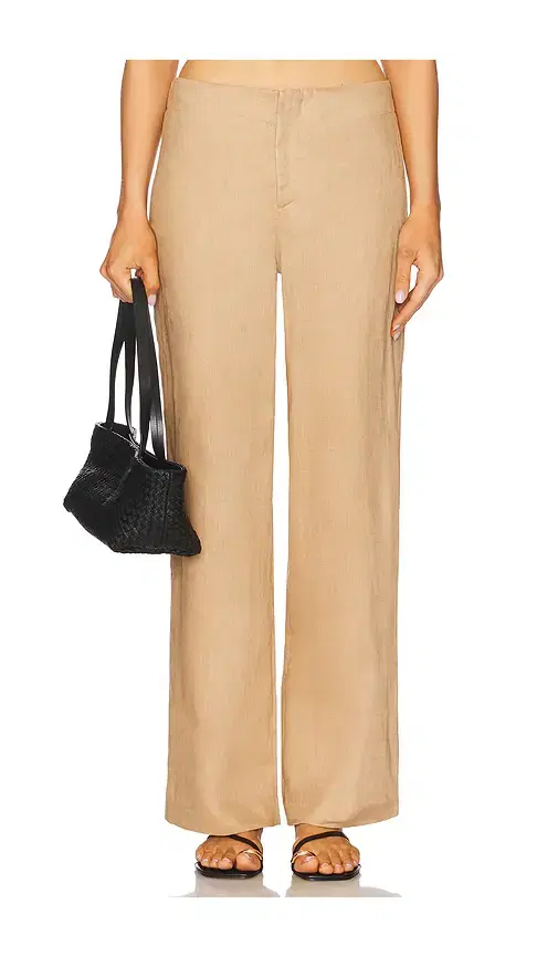 Bardot Balia Hipster Linen Pant
