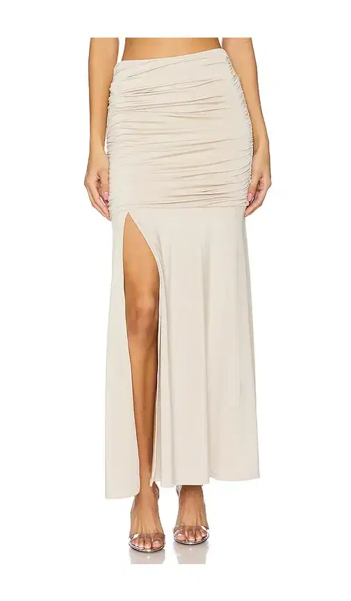 Drea Ruched Maxi Skirt