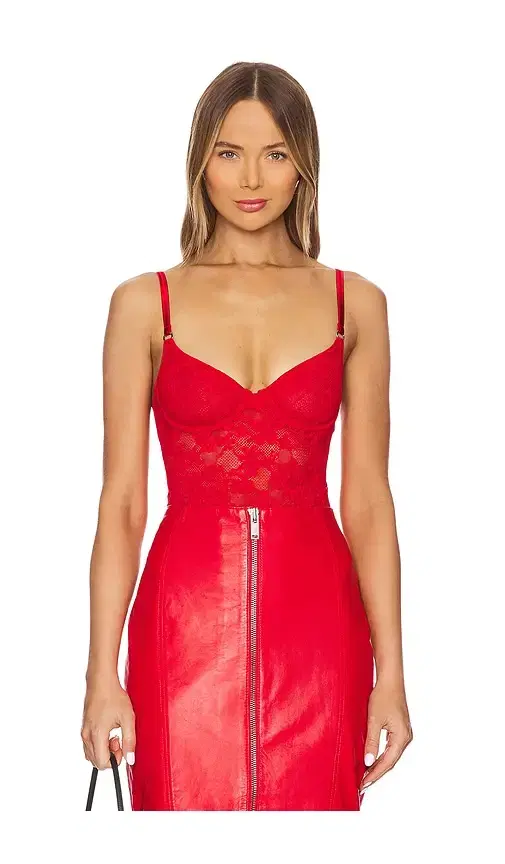 fleur du mal Le Stretch Lace Bodysuit