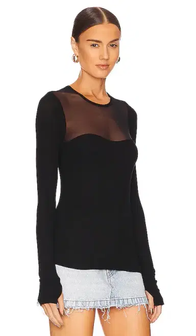 Michael Lauren Oslo Mesh Top | Thumbnail 2