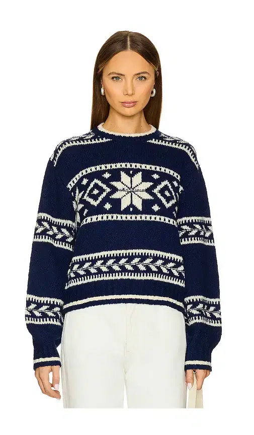 Snowflake Cotton-wool Sweater
