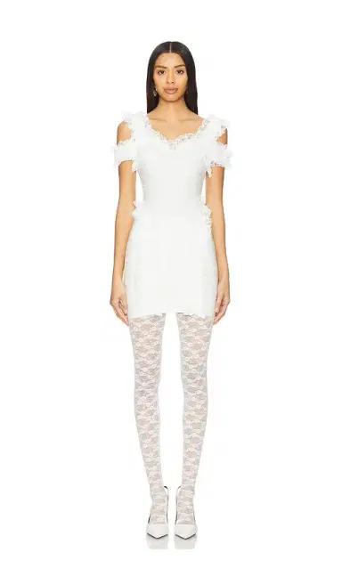 self-portrait x Christopher Kane Lace Tights | Thumbnail 2