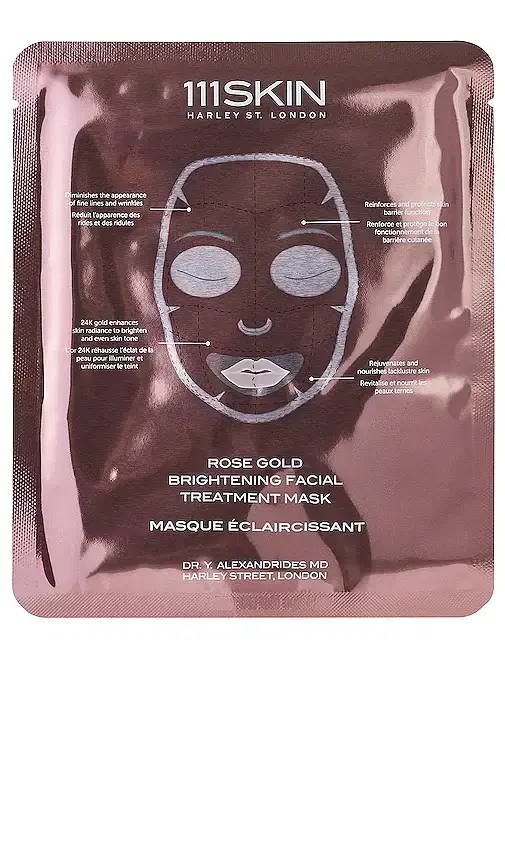 111Skin Rose Gold Brightening Facial Treatment Mask 5 Pack