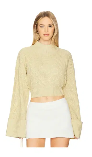 WeWoreWhat Cropped Turtleneck Sweater | Thumbnail 1 WeWoreWhat Cropped Turtleneck Sweater | Thumbnail 1