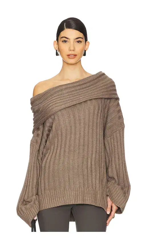 Oversized Off Shoulder Sweater
