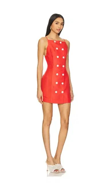 MATTHEW BRUCH Double Breasted Tank Dress | Thumbnail 2