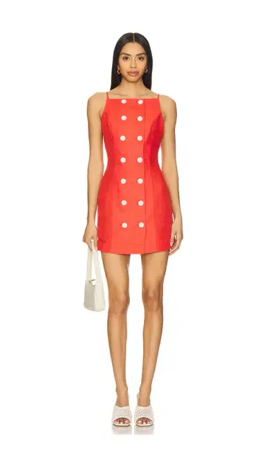 MATTHEW BRUCH Double Breasted Tank Dress | Thumbnail 1
