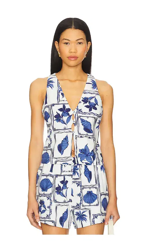MINKPINK Sylvie Keyhole Top