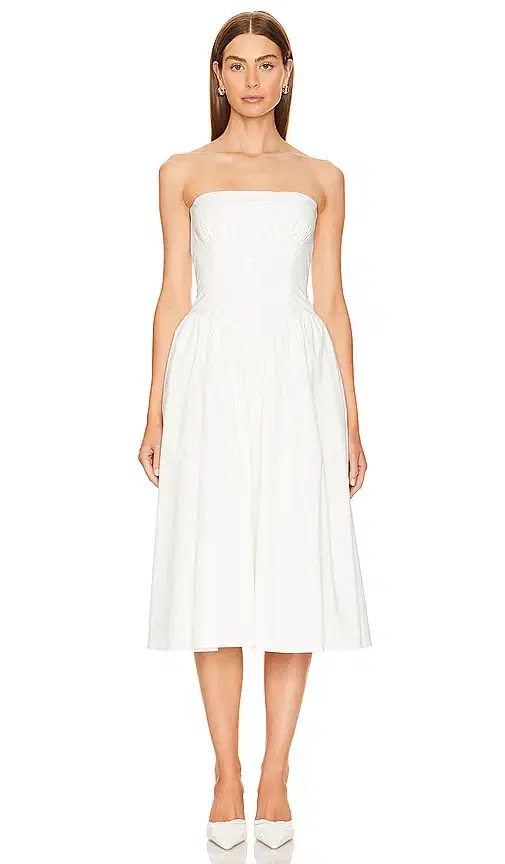 Amanda Uprichard Strapless Holland Dress