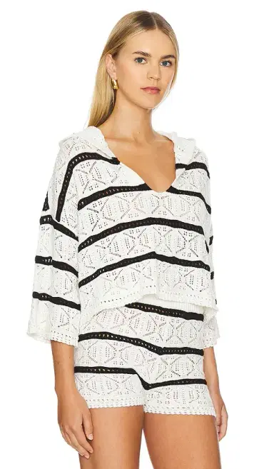 LSPACE Striped Diamond Eyes Hoodie | Thumbnail 2