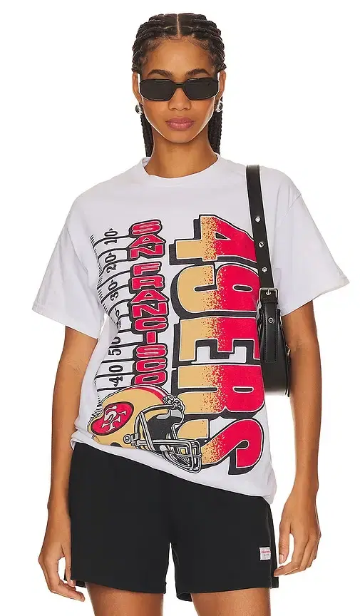Junk Food 49ers Yardage Tee