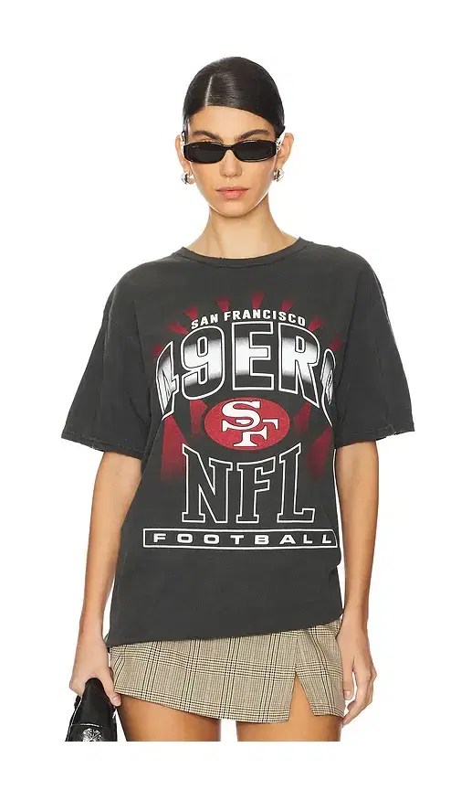 Junk Food 49ers Chrome Vintage Tee