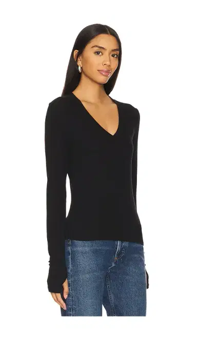 LNA Elinda Ribbed Long Sleeve | Thumbnail 2 LNA Elinda Ribbed Long Sleeve | Thumbnail 2