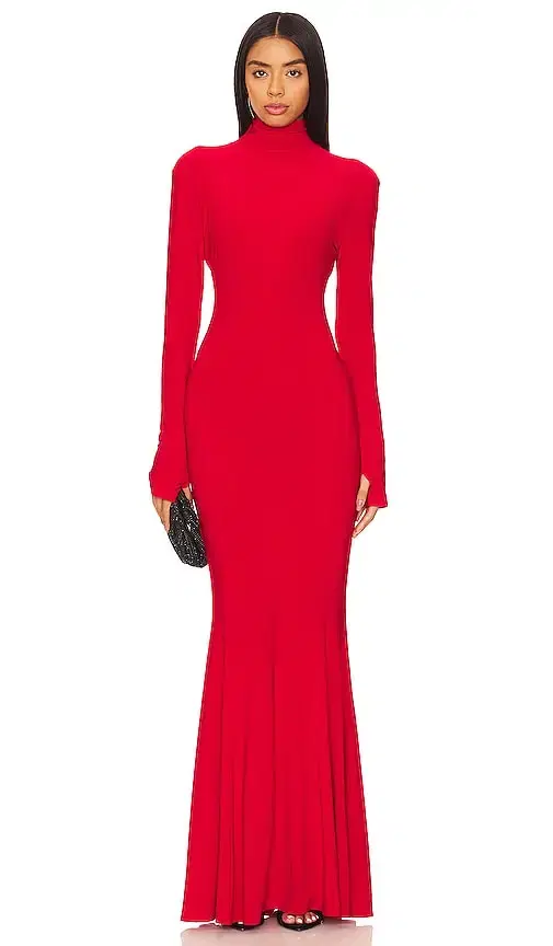 Norma Kamali x REVOLVE Turtle Fishtail Gown