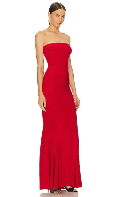 Norma Kamali Strapless Fishtail Gown | Thumbnail 2