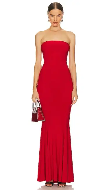 Norma Kamali Strapless Fishtail Gown | Thumbnail 1