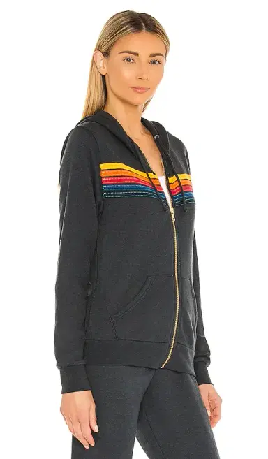 Aviator Nation 5 Stripe Hoodie | Thumbnail 2 Aviator Nation 5 Stripe Hoodie | Thumbnail 2