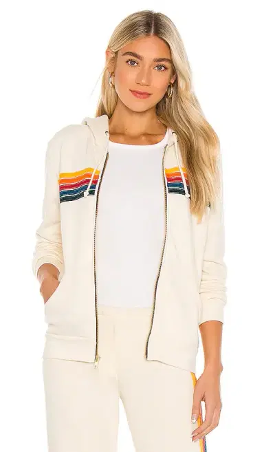 Aviator Nation 5 Stripe Hoodie | Thumbnail 1 Aviator Nation 5 Stripe Hoodie | Thumbnail 1